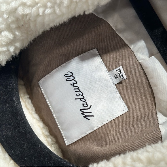 Madewell | Portland Sherpa Jacket sz XS - Girlhood core, hygge - Picture 3 of 9